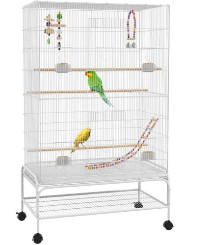 Pawhut bird cage with - with, stand