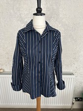 Alain Figaret Ladies Formal Striped Blouse. 12. MR22795