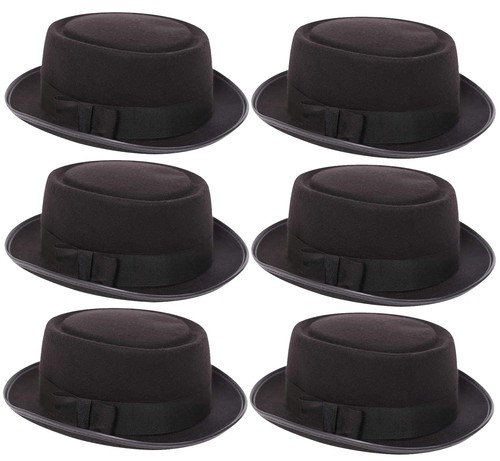 Black felt pork - pork, trilby