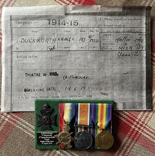 Ww1 1914 star trio - 1914-15,