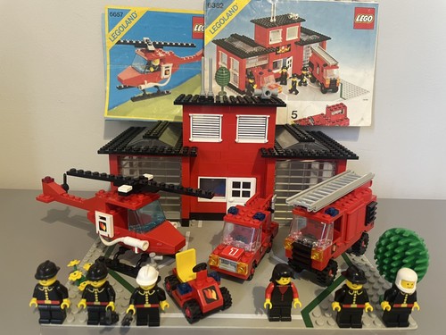 Vintage lego fire station 6382 - station,