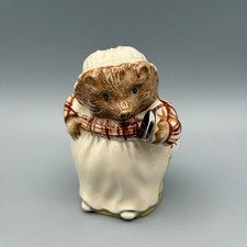 Beswick Ware Beatrix Potter Mrs Tiggy-Winkle Gold Back Stamp 1997
