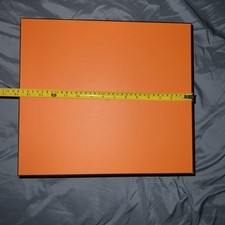 Authentic, empty orange Hermes