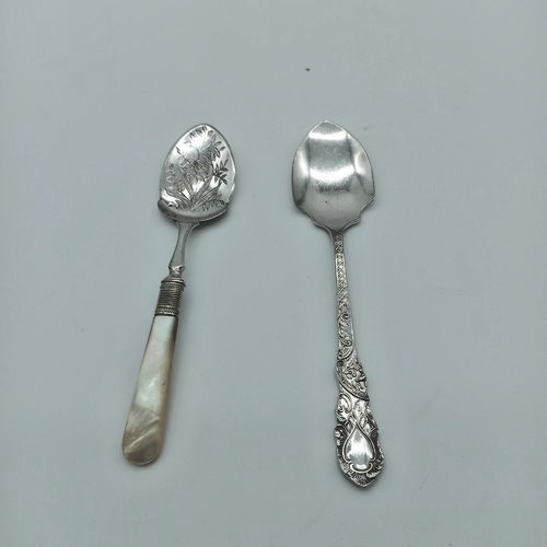 Two antique silver - antique,