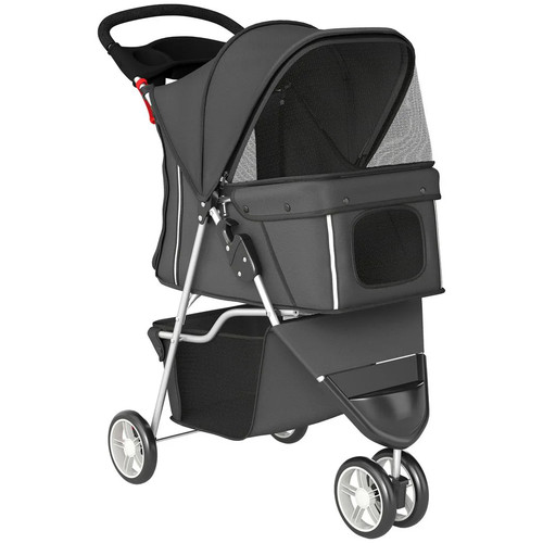 Pawhut dog stroller wheels - pawhut,