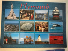 Vintage postcard, Plymouth