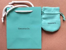 Tiffany & Co Packaging Drawstring Jewellery Pouch,Small bag,Ribbon