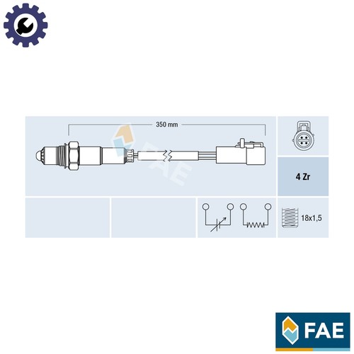 Lambda sensor 77170 for mazda - lambda,
