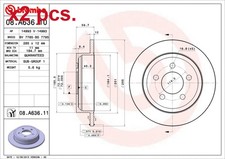 X2 PCS REAR BRAKE DISC ROTOS