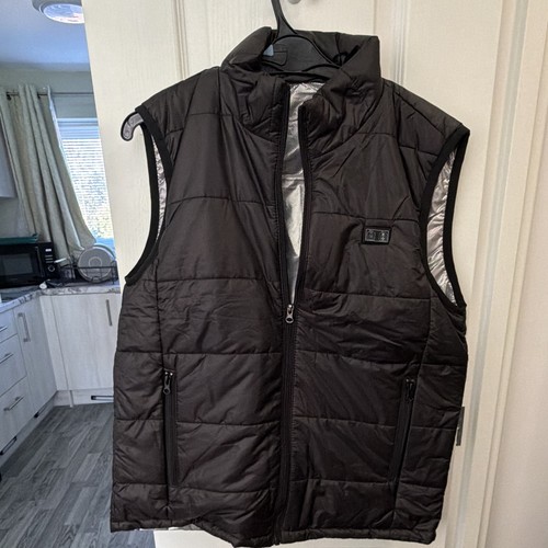 Men black quilted puffer - quilted,