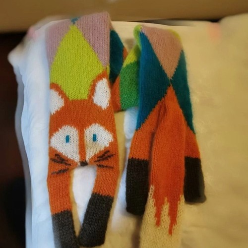Imitation cashmere cartoon fox - cashmere,