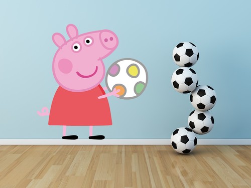 Peppa pig wall - peppa,