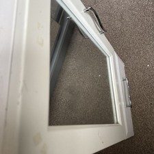 Small White Mirror Wardrobe Wooden Base With Shelf And Mini Drawer