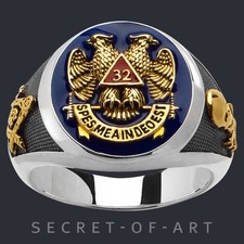 Masonic Ring Freemason AASR
