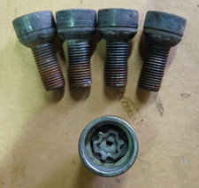 AUDI TT MK1 LOCKING WHEEL NUTS WITH KEY 98-06 8N QUATTRO COUPE ROADSTER 180 225