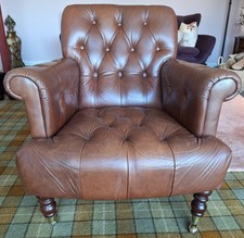 Laura Ashley Brown Leather