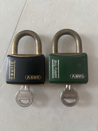 Abus padlock with keys - padlock,