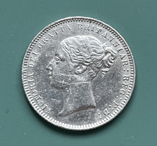 VICTORIA , SILVER SIXPENCE 