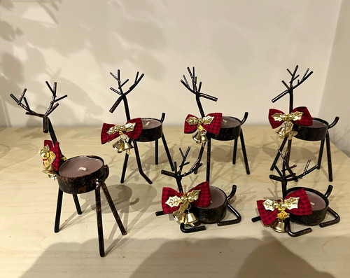 Set metal reindeer - set, of