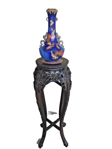 Antique chinese rosewood plant - antique,