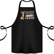 Chihuahuas Are a Girls Best Friend Cotton Apron 100% Organic