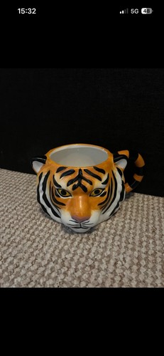 Tiger mug ceramic - 3d,