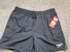 MENS BLACK SPEEDO SOLID