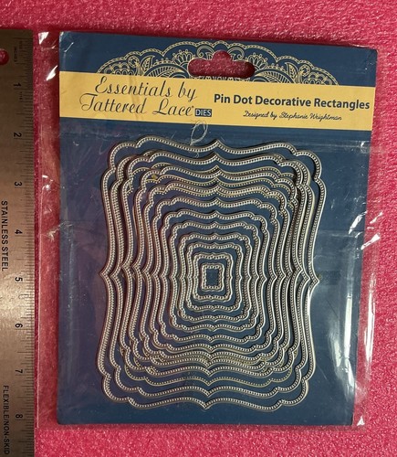 Tattered lace cutting die - cutting,