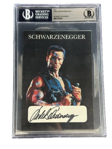 Arnold schwarzenegger signed - schwarzenegger,