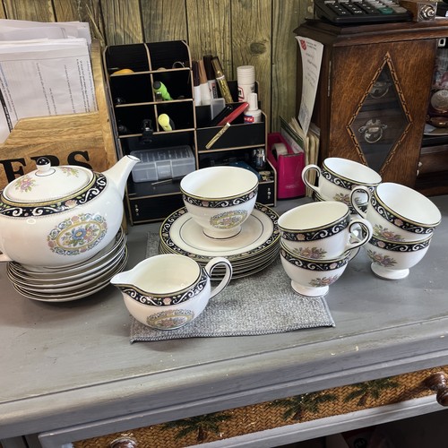 Wedgwood runnymede blue tea - wedgwood,