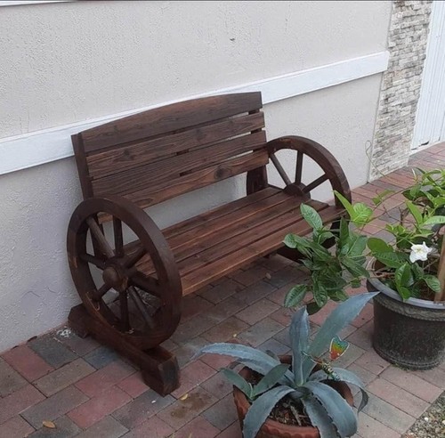 Rustic farmhouse bench - rustic,
