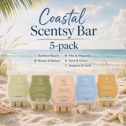 Scentsy coastal wax collection - coastal,