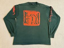 The LEVELLERS vintage band tour T Shirt 90s Screen Stars Long Sleeve Adult XL