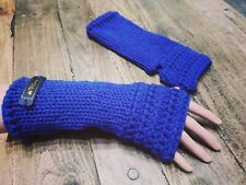 Royal Blue FINGERLESS Gloves