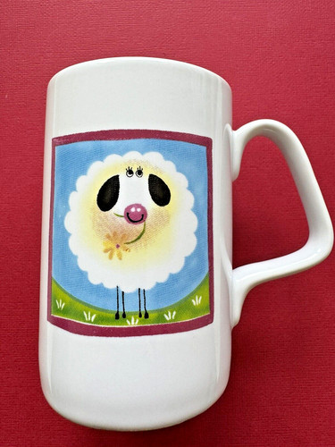 Sheep themed mug farmyard - sheep,
