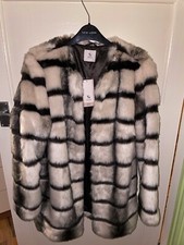 Tu Ladies' Faux Fur Striped