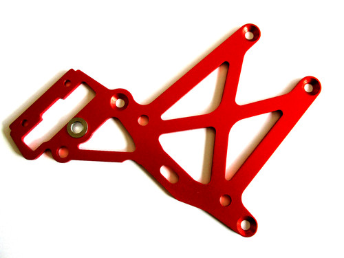 Baja alloy red rear upper - baja,