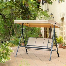 3 Seater Garden Swing Chair w