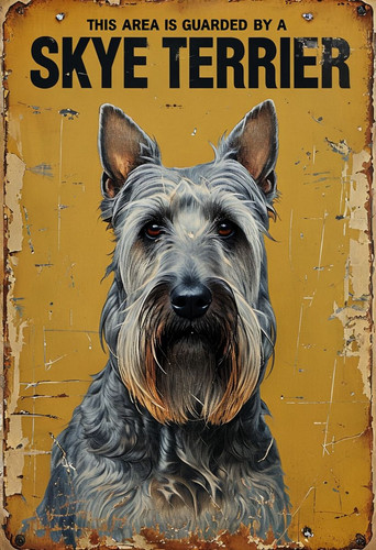 Guarded skye terrier - guarded,