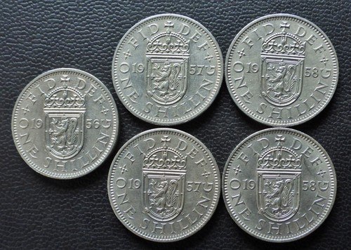 1950 coins one shilling - 1950, 1