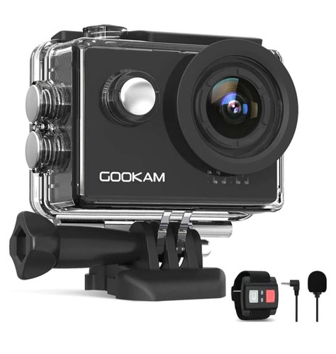 Gookam wifi action camera - 4k,
