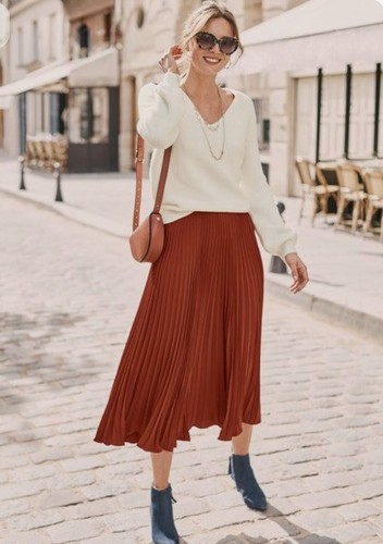 Boden kristen pleated midi - kristen,