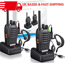 Walkie Talkie Rechargeable,Long Range Esynic 2Pcs Professional 2 Way Radio
