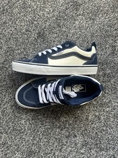 Vans Men's Filmore Dress Blues Suede Canvas Mix Skate Shoes - Size 7