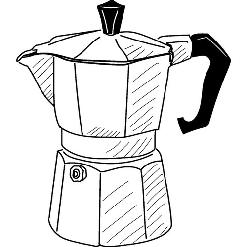 Coffee machine unmounted - machine',