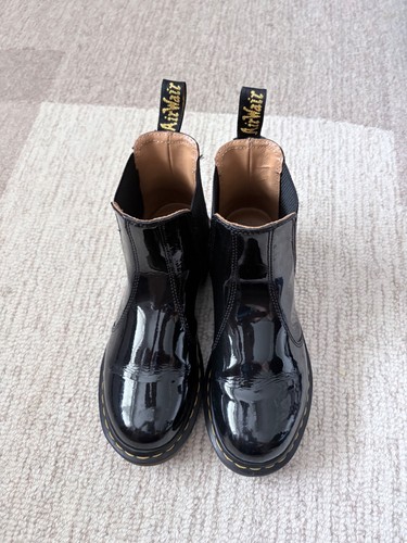 Woman black patent leather - black,