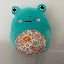Original Squishmallows Floral Belly Green Frog Plush – 2024 Kellytoy