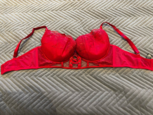 Ann summers red push bra - up,