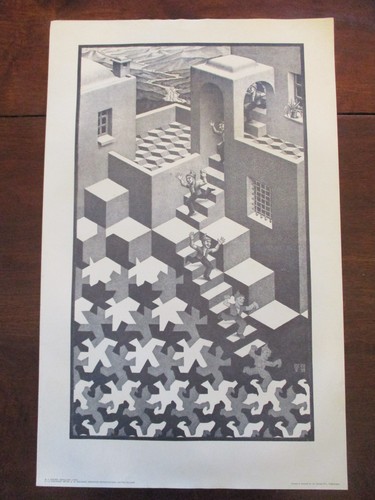 Escher cycle 1970 poster - escher,