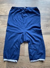 Vintage Vedonis Navy Bloomers With Lace Trim To Fit Hips 100-110 Cm